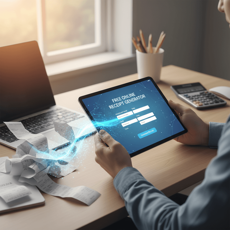 How a Free Online Receipt Generator Saves Time and Money